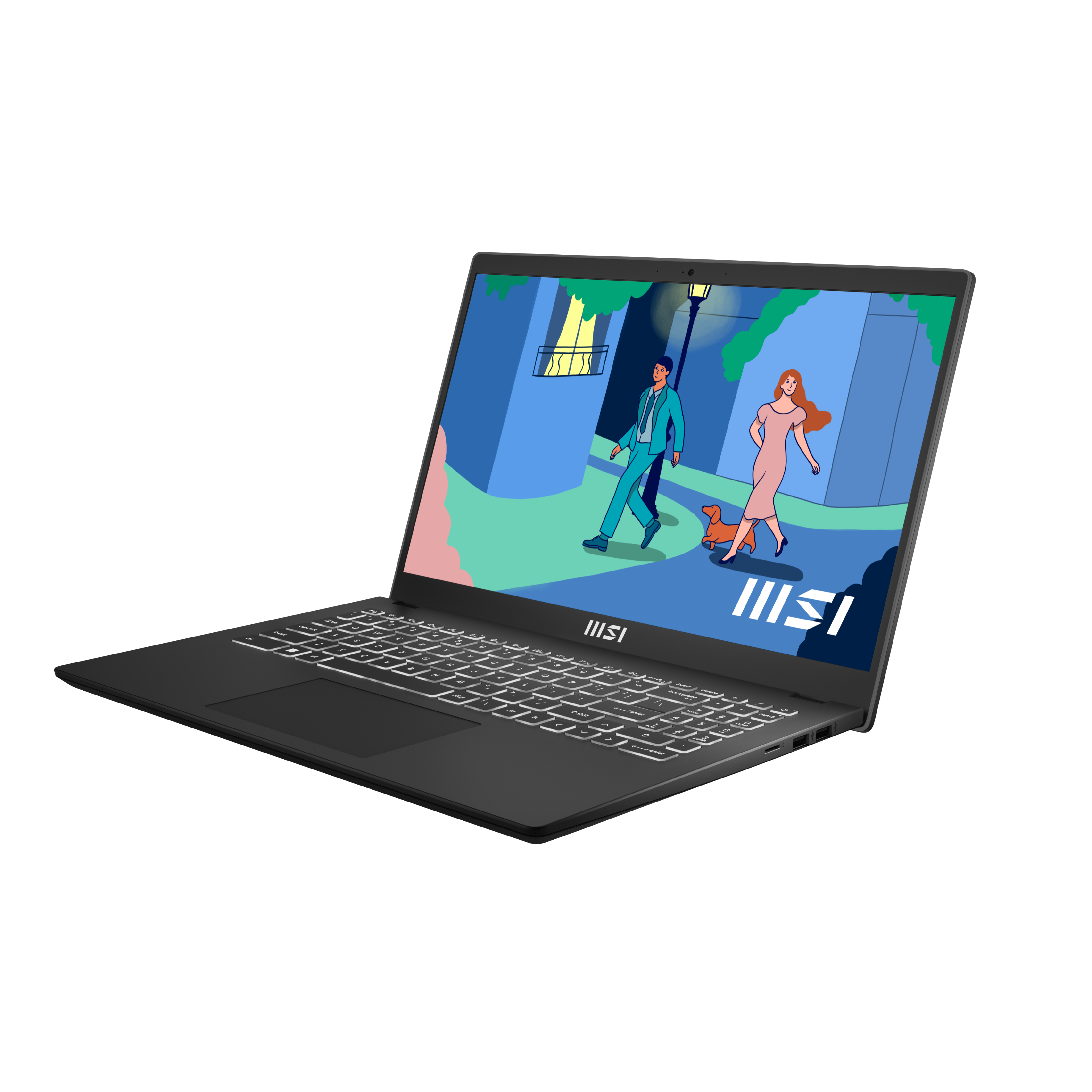 Bekijk afbeelding 2 van MSI Modern 15 B7M-050BE 15,6i: Ryzen 7 7730U, 16GB, 512GB SSD, W.11.H